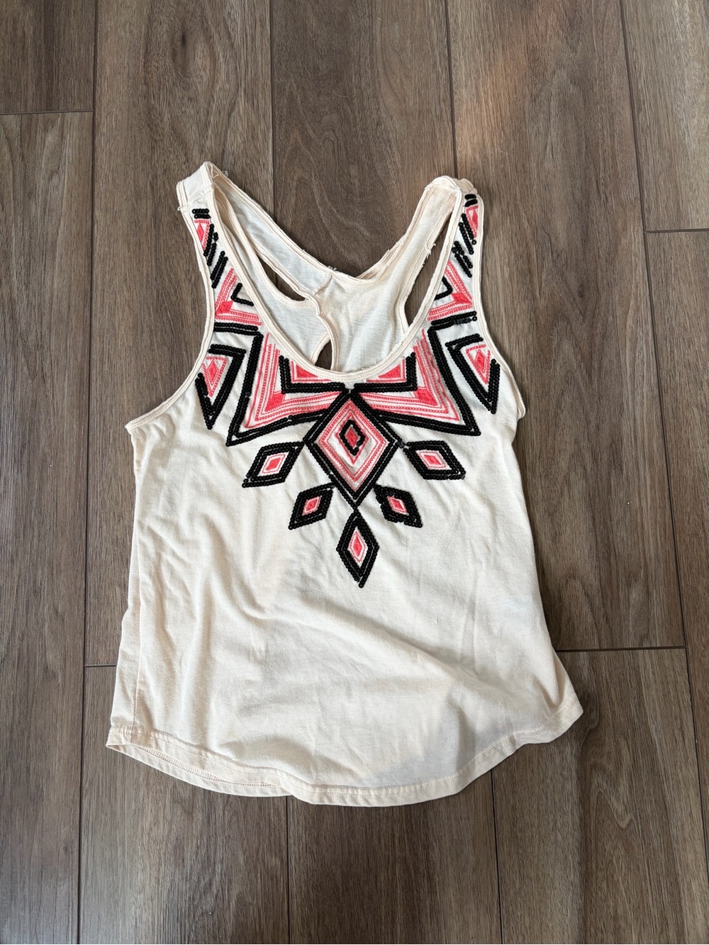 Boho sequin tank top